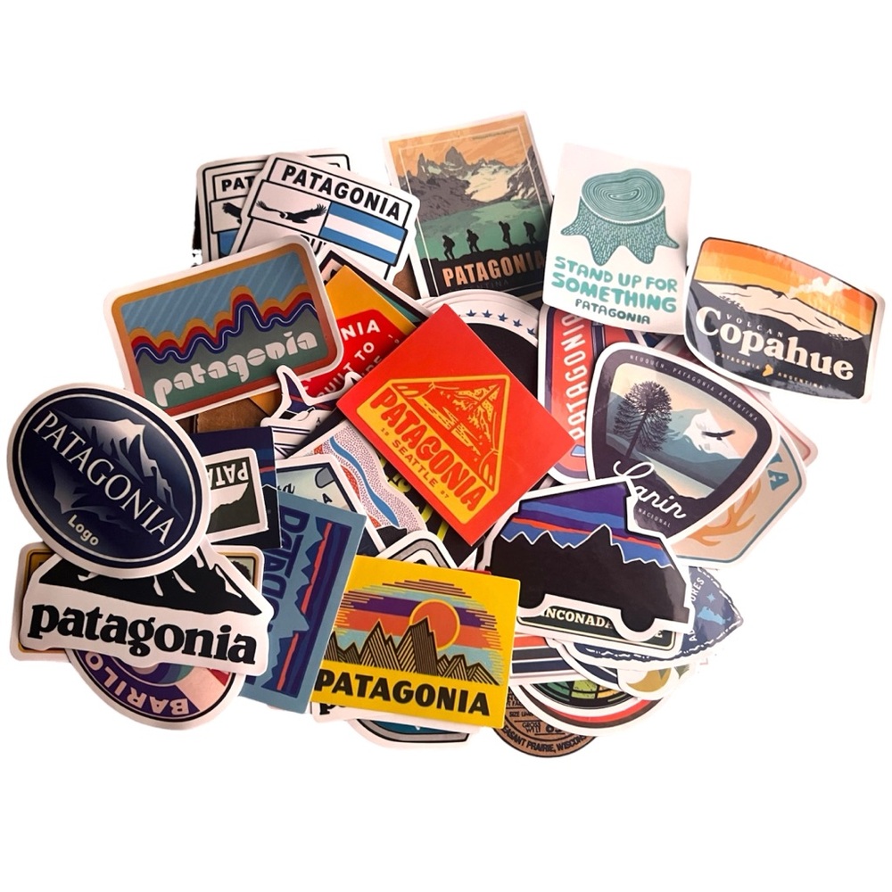 49 pieces Patagonia Sticker Collection